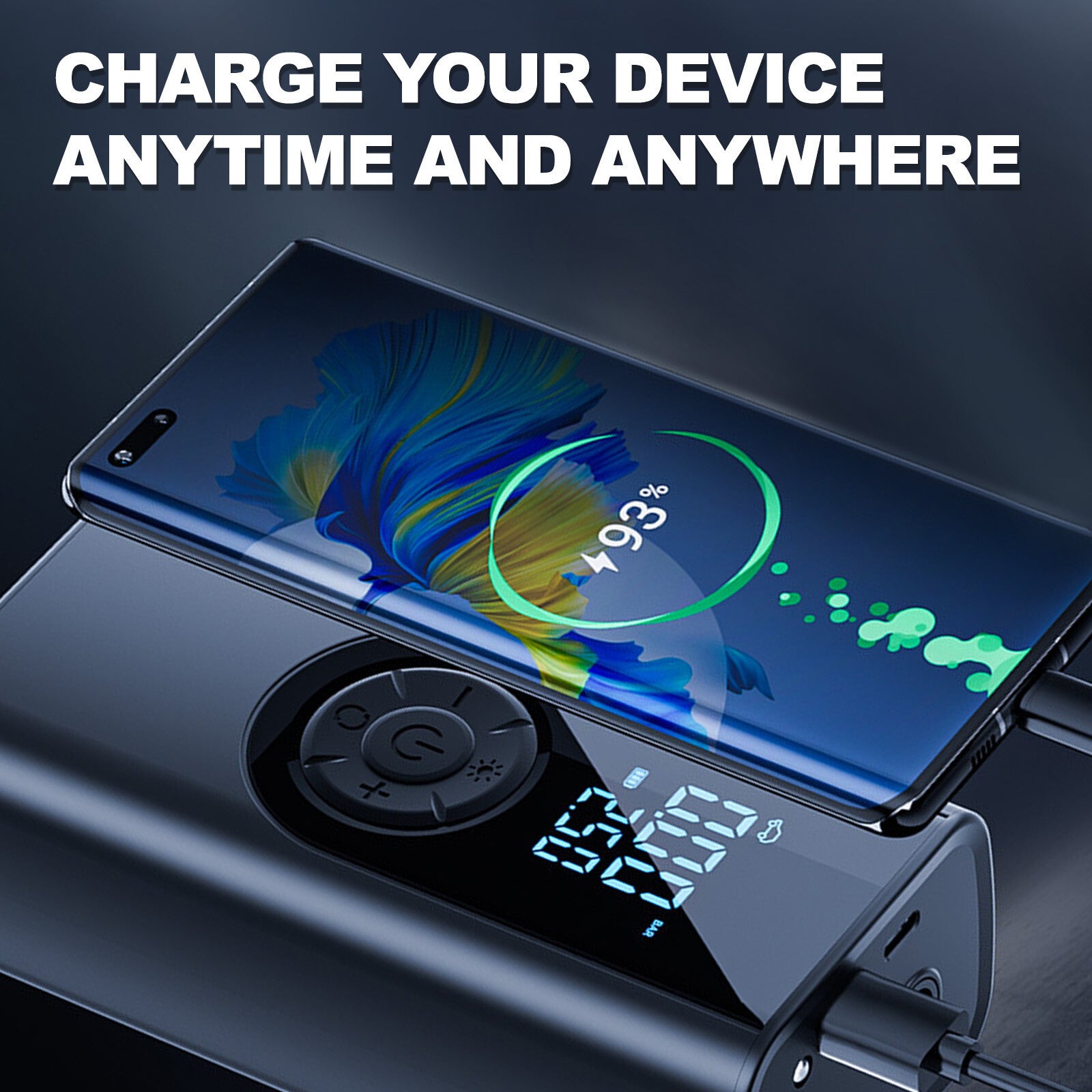 Wireless Portable Digital Tyre Inflator 150PSI  for Car & Bike.