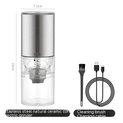 Electric Stainless Steel Coffee Grinder – Powerful Bean Grinding Machine - Adistore