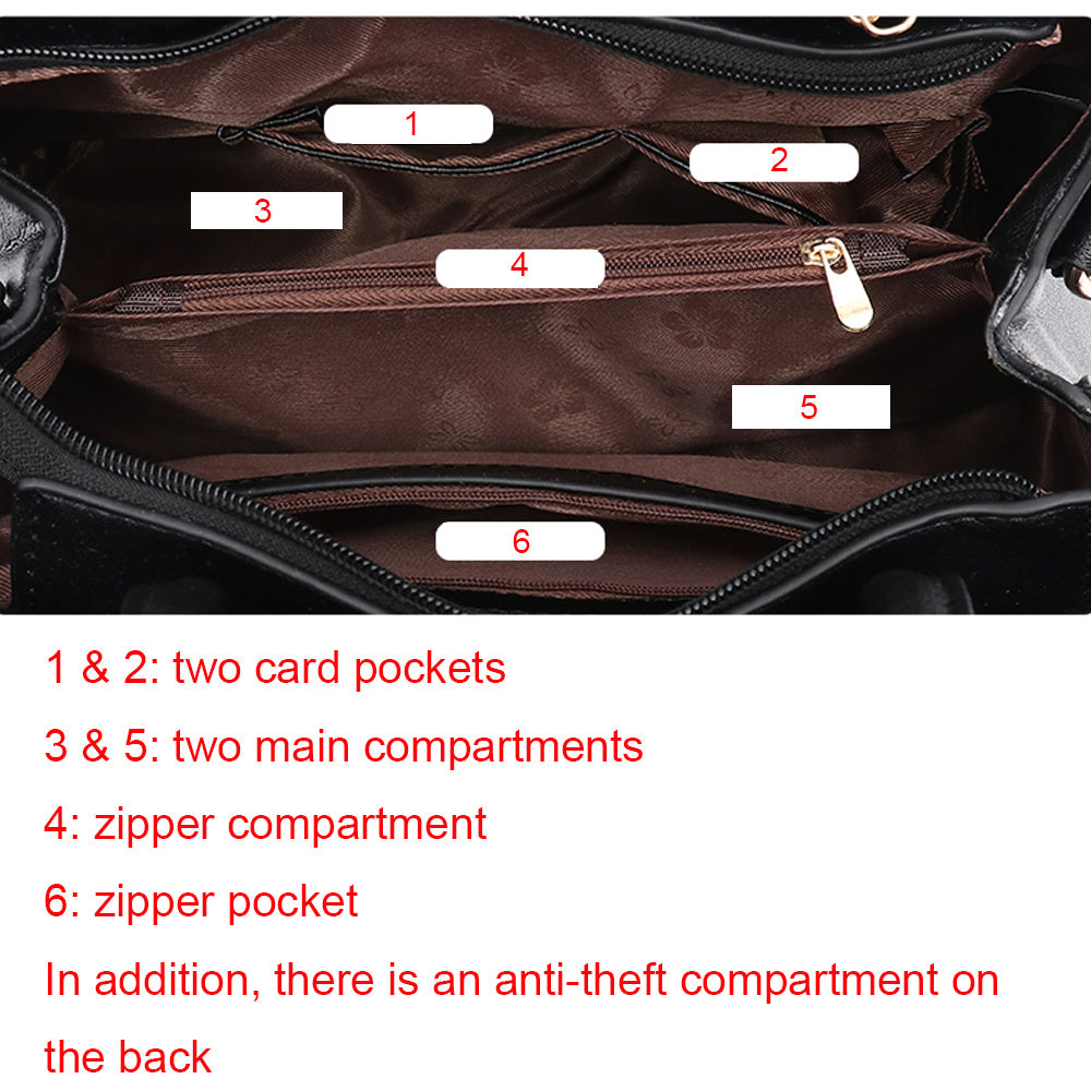 Fashionable Women’s Flower Pattern Crossbody & Shoulder Bag