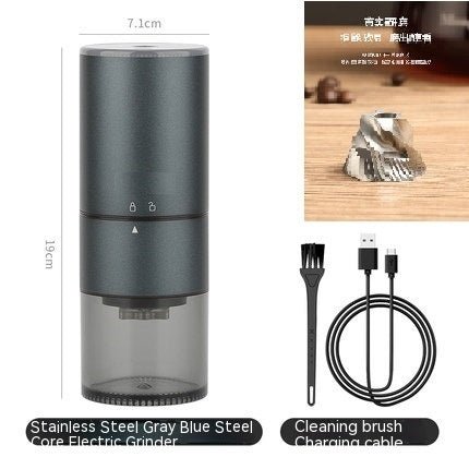Electric Stainless Steel Coffee Grinder – Powerful Bean Grinding Machine - Adistore