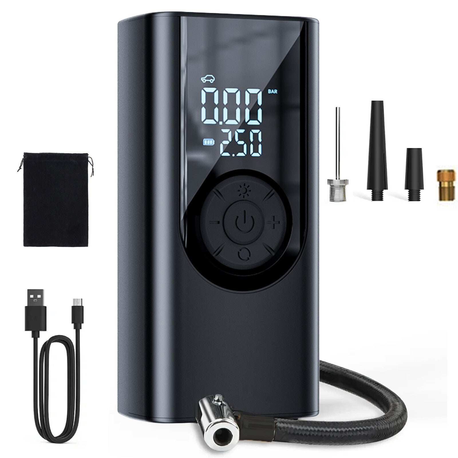 Wireless Portable Digital Tyre Inflator 150PSI  for Car & Bike.