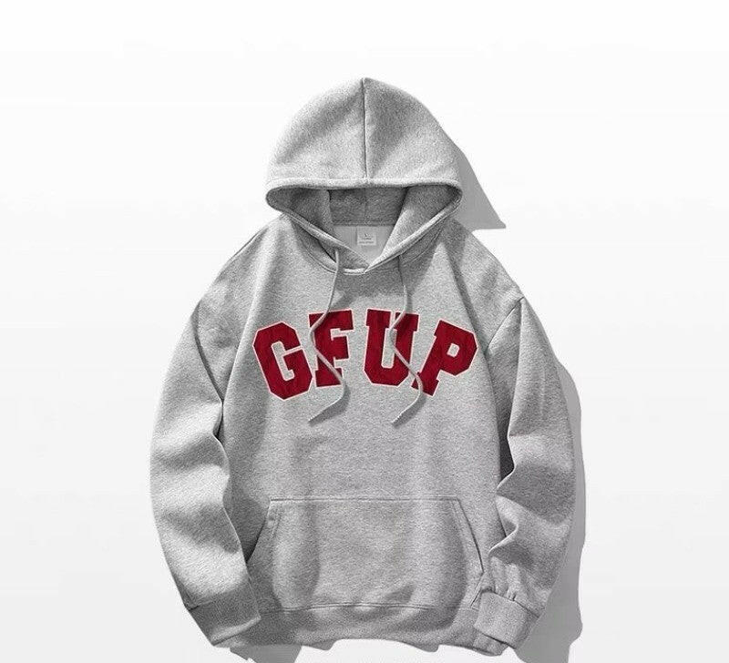 Men’s Heavy Hooded Sweater – American Retro Style Pullover Hoodie - Adistore