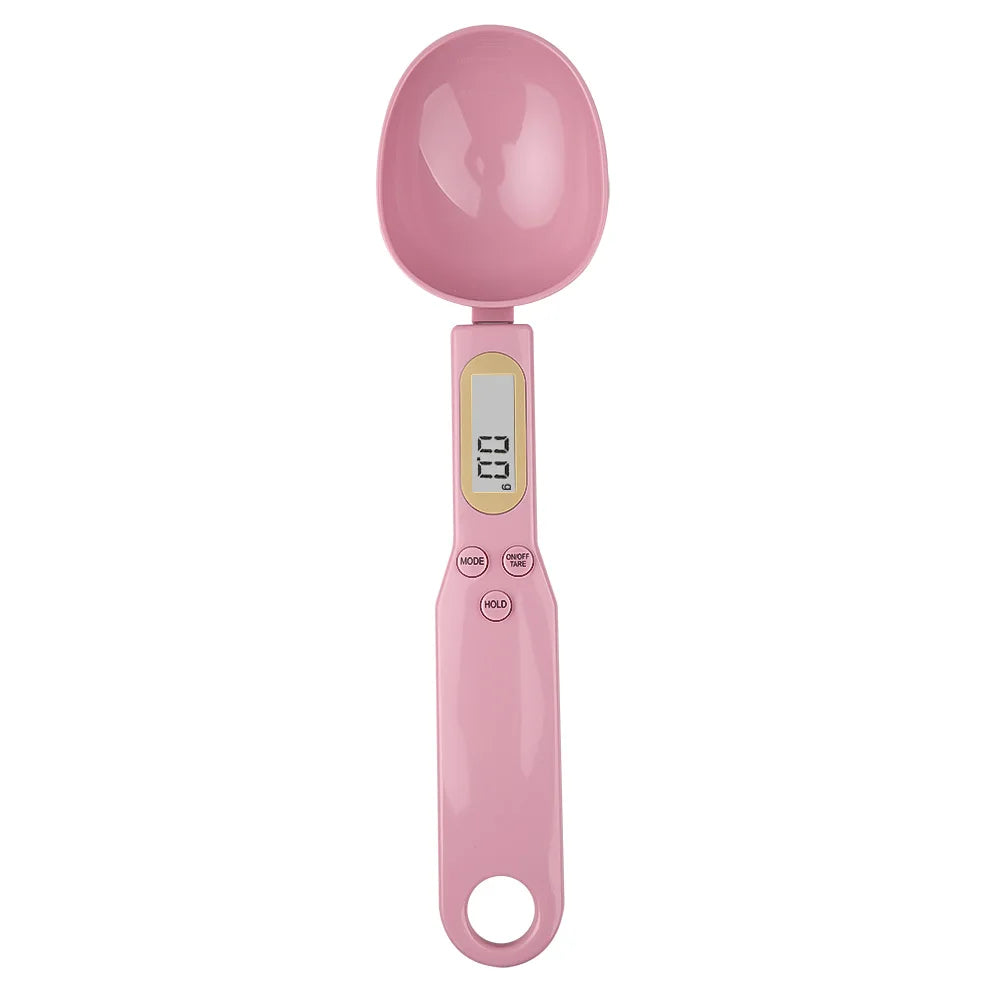 500g/0.1g Portable LCD Digital Kitchen Scale Measuring Spoon