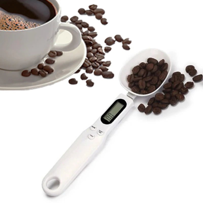 500g/0.1g Portable LCD Digital Kitchen Scale Measuring Spoon - Adistore