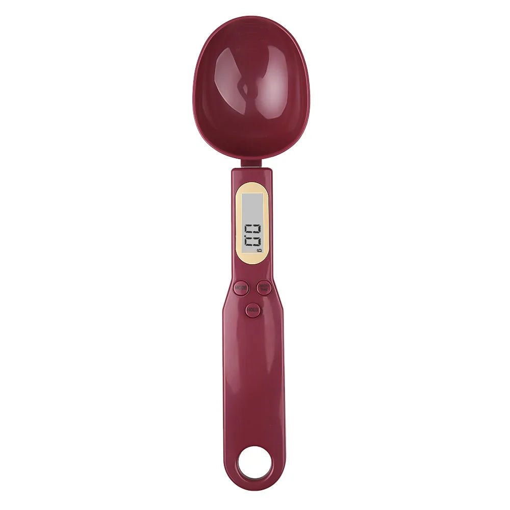 500g/0.1g Portable LCD Digital Kitchen Scale Measuring Spoon