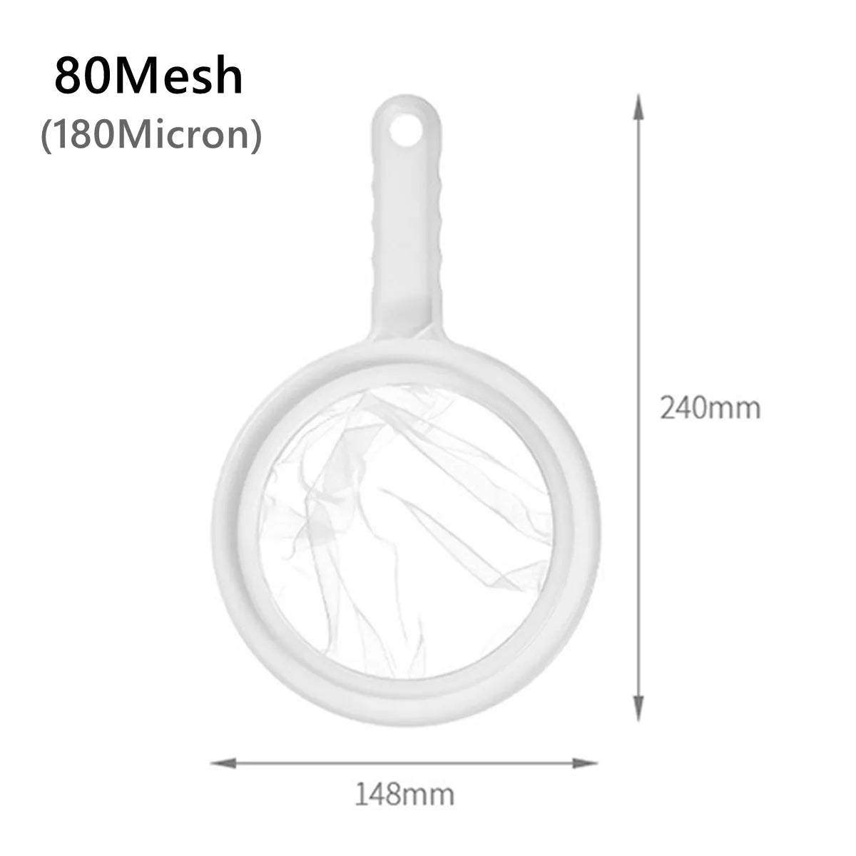 Nut Milk Filter Spoon – 100/200/400 Mesh Nylon Fine Strainer Tool - Adistore