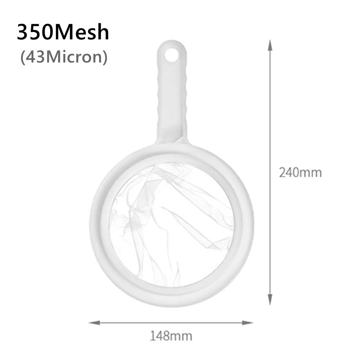 Nut Milk Filter Spoon – 100/200/400 Mesh Nylon Fine Strainer Tool - Adistore