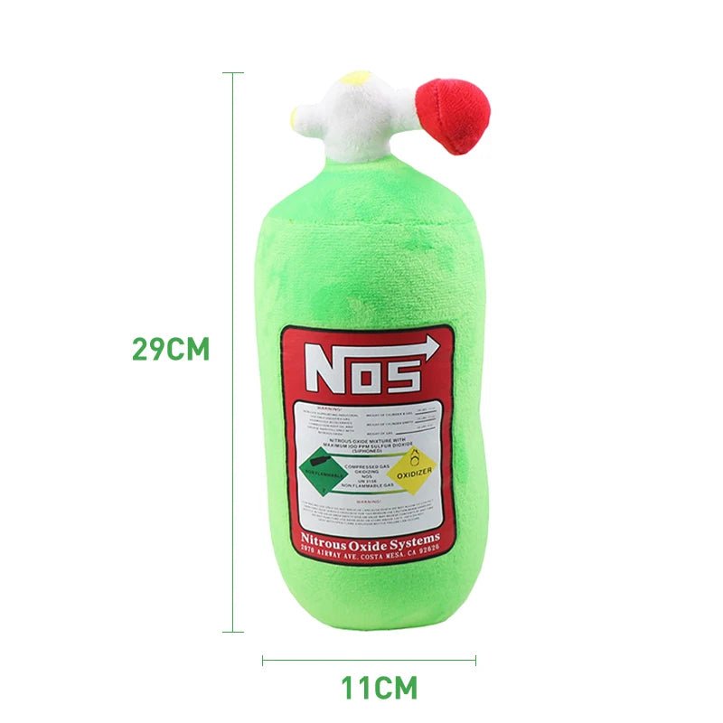 NOS Bottle Car Neck Pillow | Plush Headrest Cushion for Driver & Passenger - Adistore