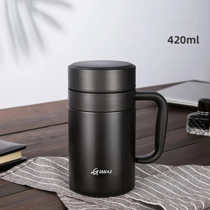 Large Capacity Stainless Steel Vacuum Flask – Heat Preservation Cup - Adistore