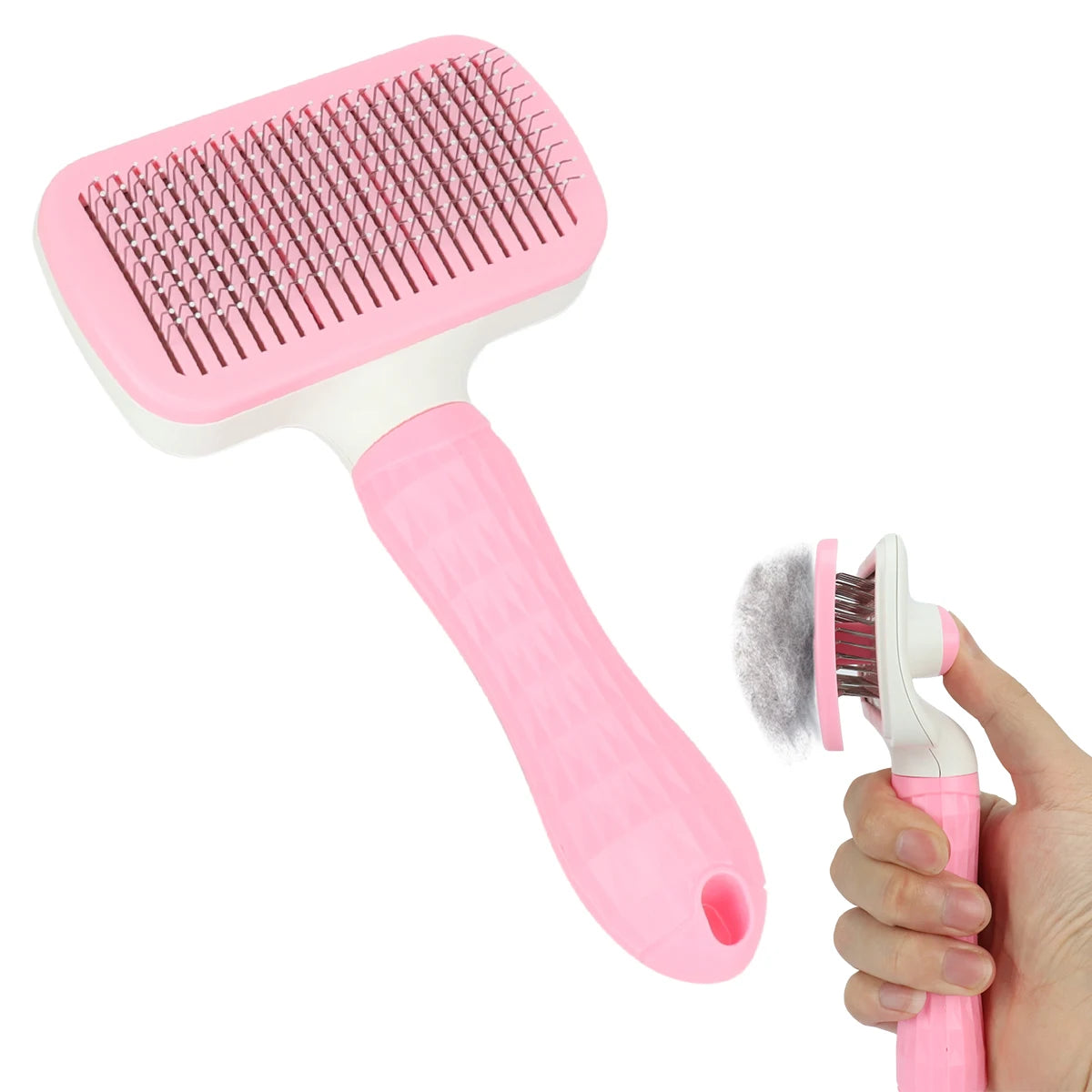 Pet Hair Remover Brush – Deshedding Comb for Dogs & Cats Long Hair - Adistore