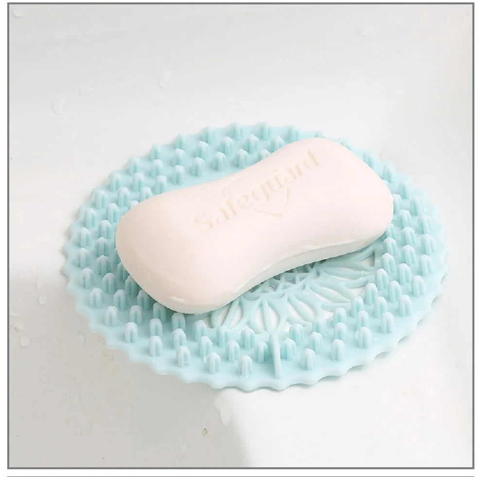 Silicone Sink & Shower Drain Cover – Hair Catcher & Stopper Filter - Adistore