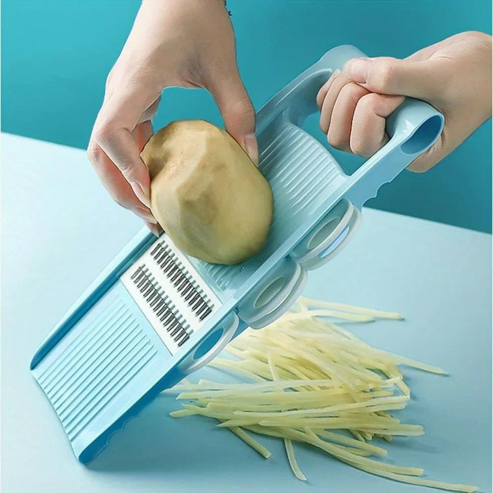 5-in-1 Vegetable Slicer & Grater – Multifunctional Kitchen Chopper - Adistore