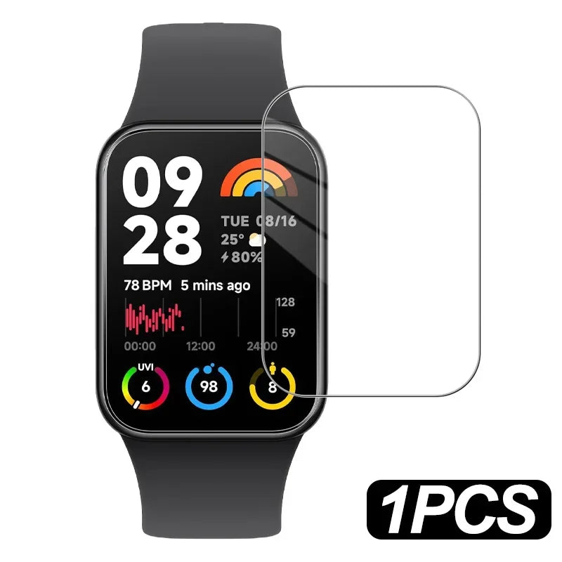 Mi Band 8 Pro Screen Protector – HD Anti-Scratch Tempered Glass Film - Adistore