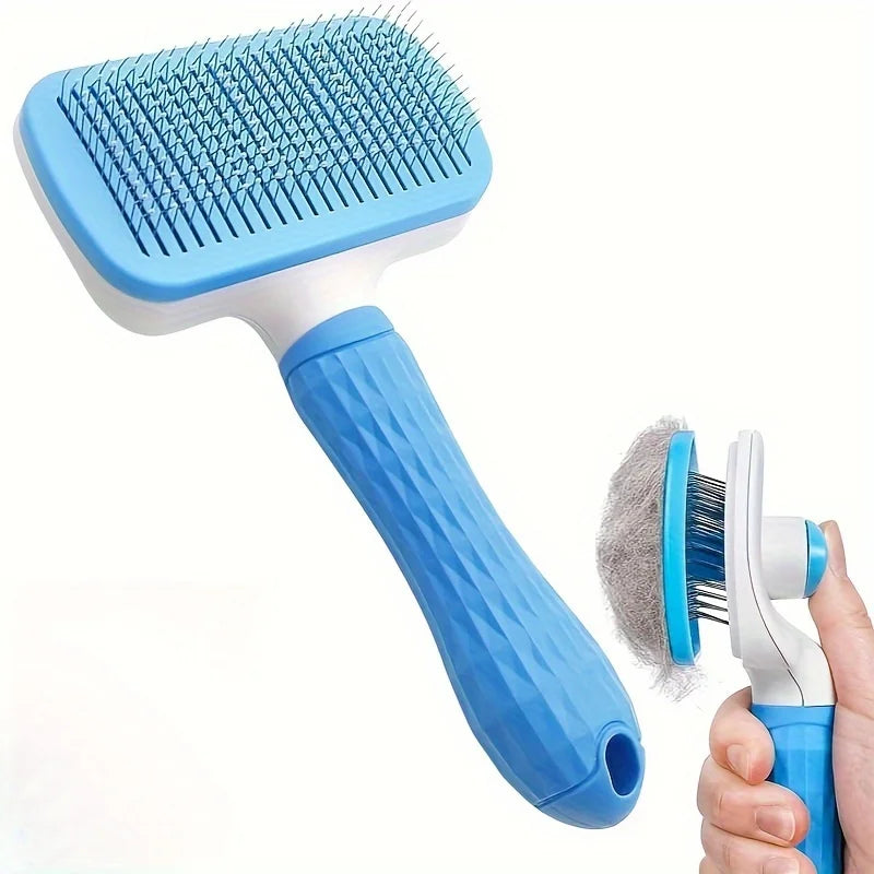 Pet Hair Remover Brush – Deshedding Comb for Dogs & Cats Long Hair - Adistore