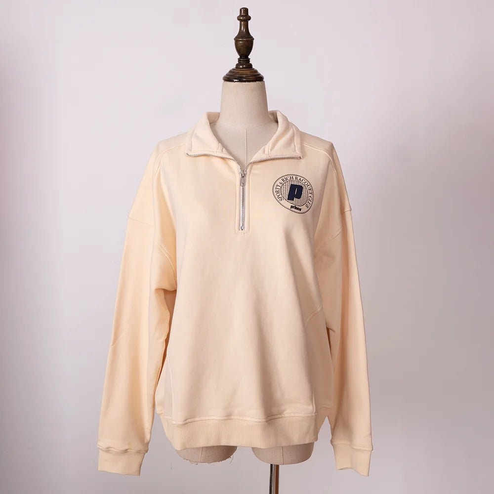 ZESSAM Club Graphic Sweatshirt – Women’s Long Sleeve with Collar - Adistore