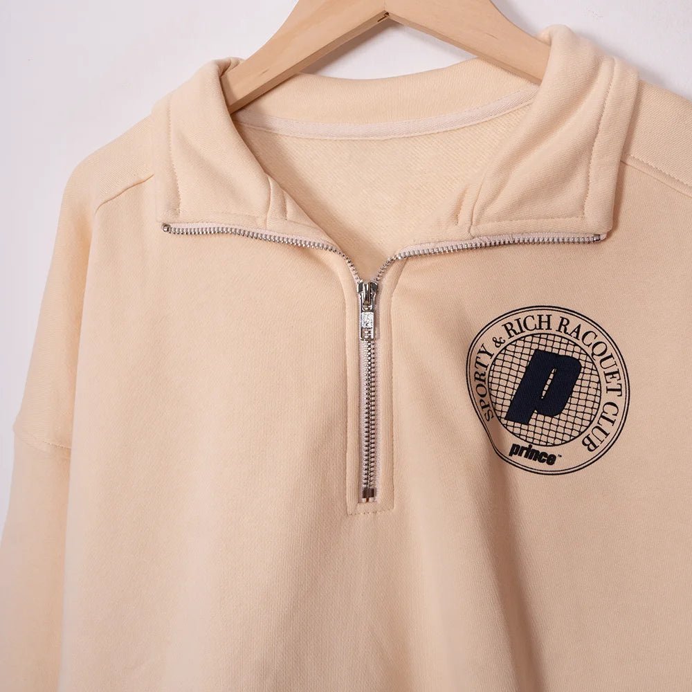 ZESSAM Club Graphic Sweatshirt – Women’s Long Sleeve with Collar