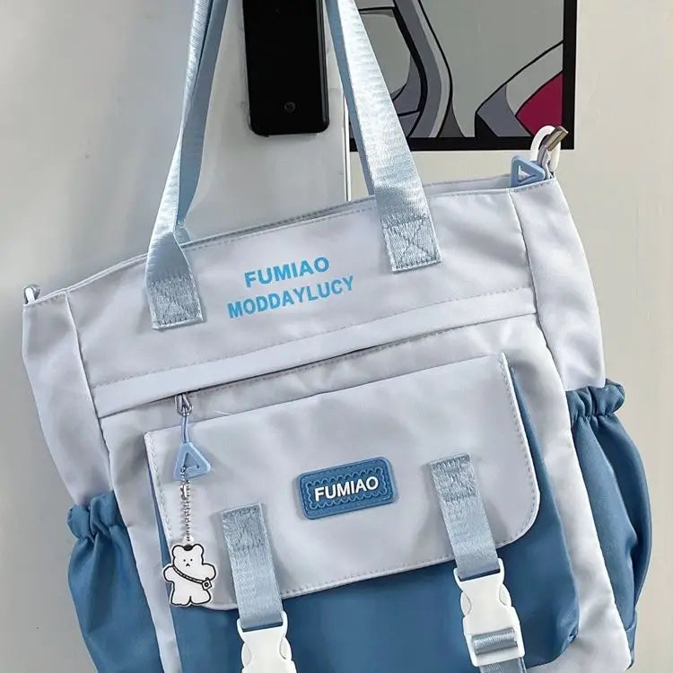 Large Capacity Crossbody Bag for Girls – College Shoulder Tote - Adistore