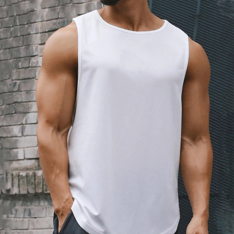 Men’s Quick-Dry Gym Tank Top – Sleeveless Sports & Training Vest