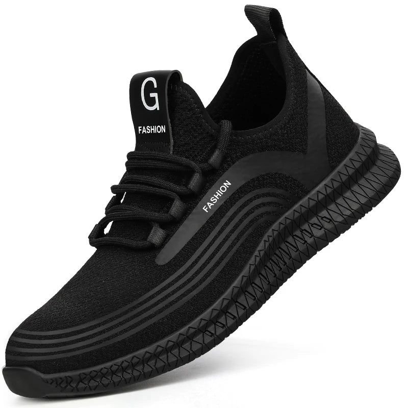 Breathable Safety Shoes for Men & Women – Steel Toe Work Sneakers - Adistore