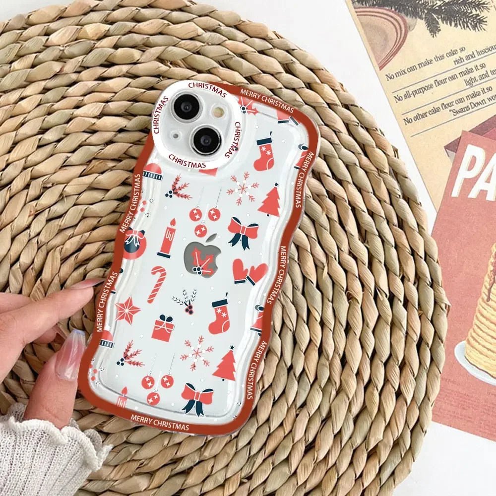 Merry Christmas Wave Phone Case for iPhone 15/14/13/12/11/X/XS - Adistore