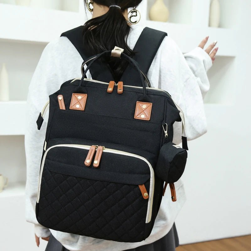 Large Capacity Women’s Backpack – Thermal Insulated Travel & Milk Storage