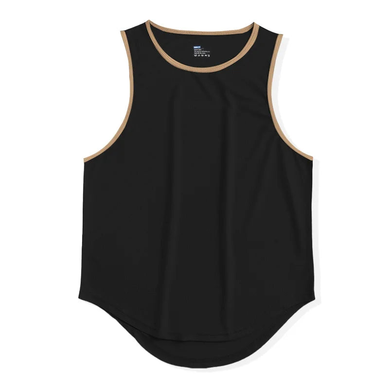 Men’s Quick-Dry Gym Tank Top – Sleeveless Sports & Training Vest