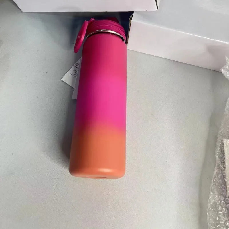 304 stainless steel insulated cup 24oz vacuum large capacity outdoor dew sports fitness yoga water cup