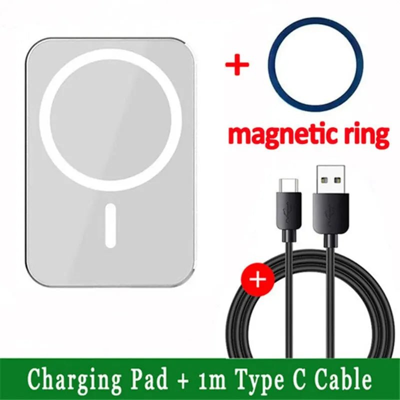 30W Magnetic Car Wireless Charger & Phone Holder for iPhone 15/14/13 - Adistore
