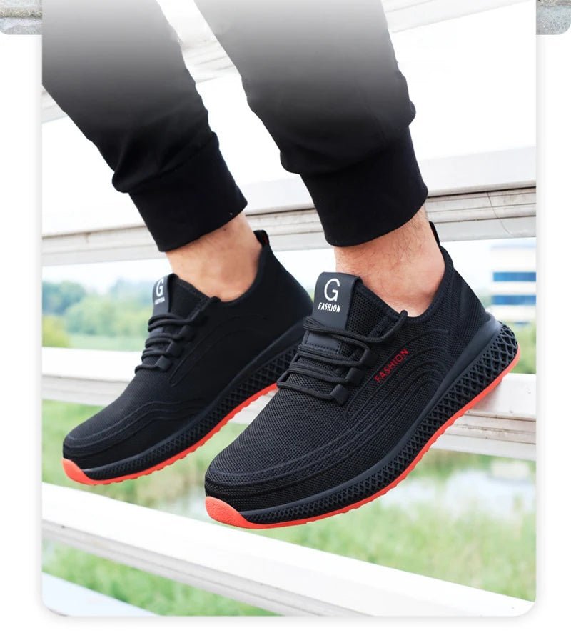 Unisex Breathable Safety Shoes  – Steel Toe Work Sneakers