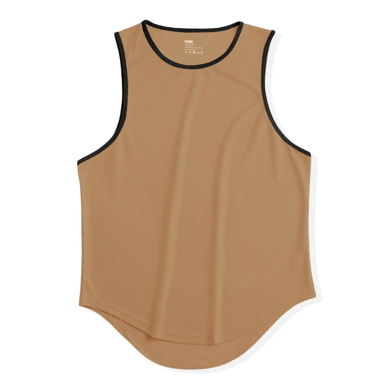 Men’s Quick-Dry Gym Tank Top – Sleeveless Sports & Training Vest
