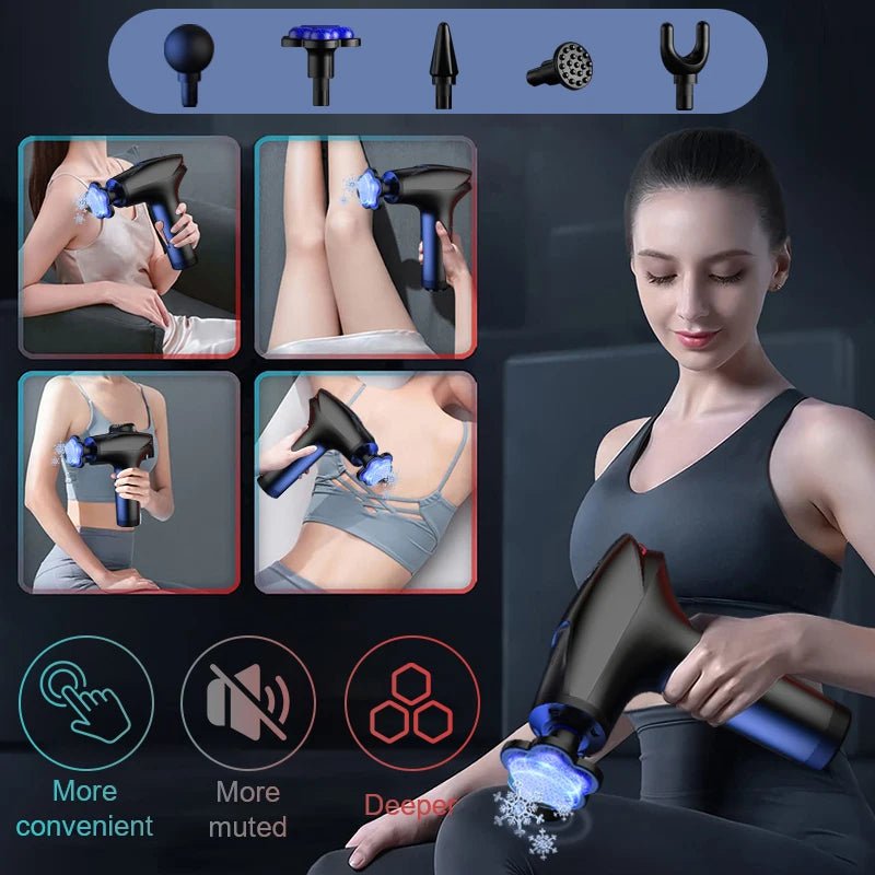 Portable Deep Tissue Massage Gun – Body, Neck, Back & Slimming Relief - Adistore