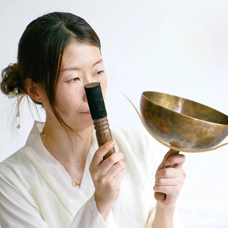 Handmade Tibetan Singing Bowl – Sound Healing & Meditation Prayer Bowl