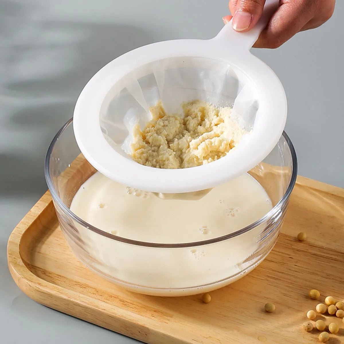 Nut Milk Filter Spoon – 100/200/400 Mesh Nylon Fine Strainer Tool - Adistore