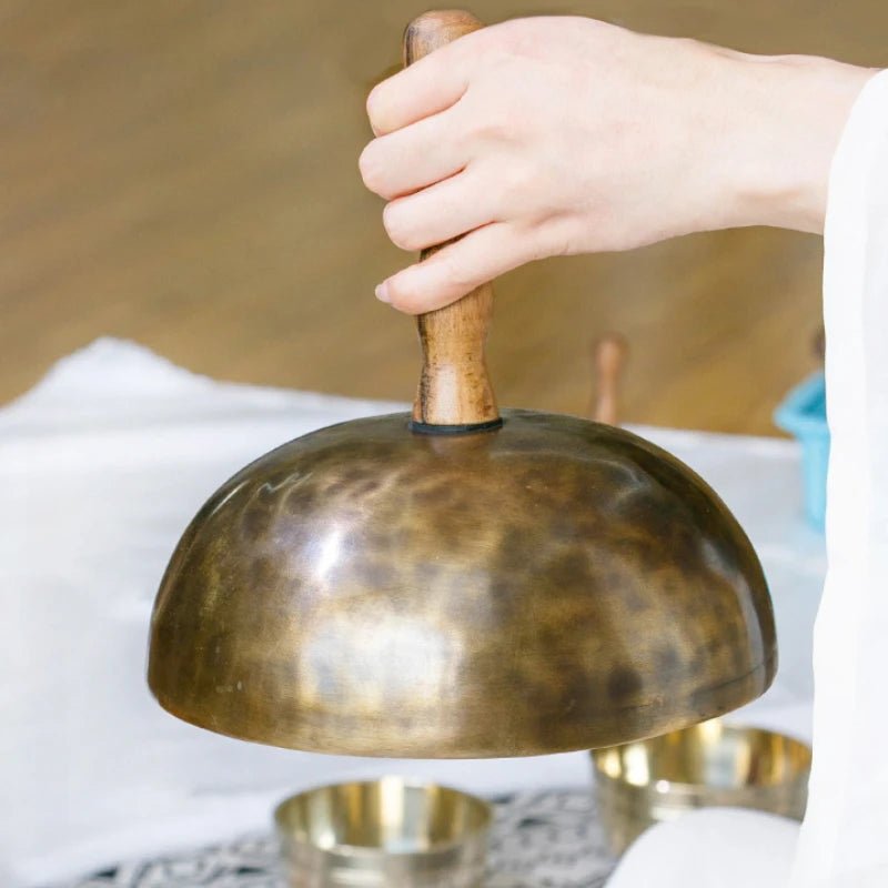 Handmade Tibetan Singing Bowl – Sound Healing & Meditation Prayer Bowl