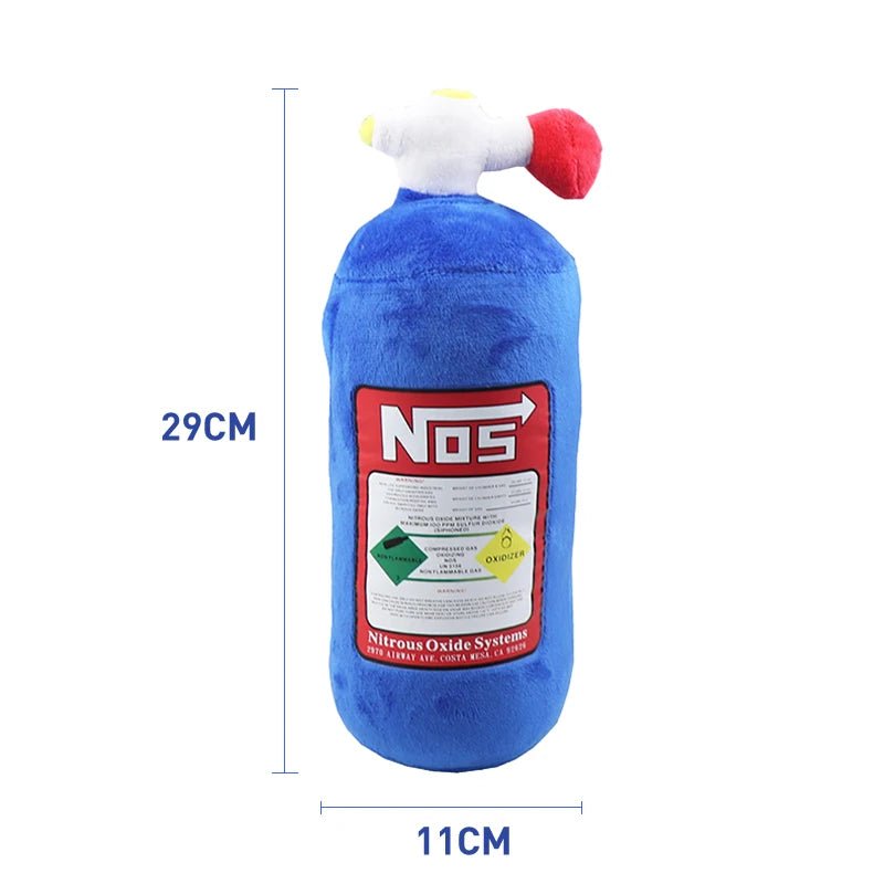 NOS Bottle Car Neck Pillow | Plush Headrest Cushion for Driver & Passenger - Adistore