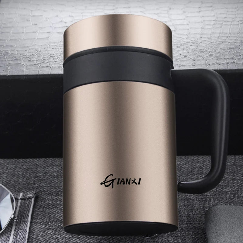 Large Capacity Stainless Steel Vacuum Flask – Heat Preservation Cup - Adistore