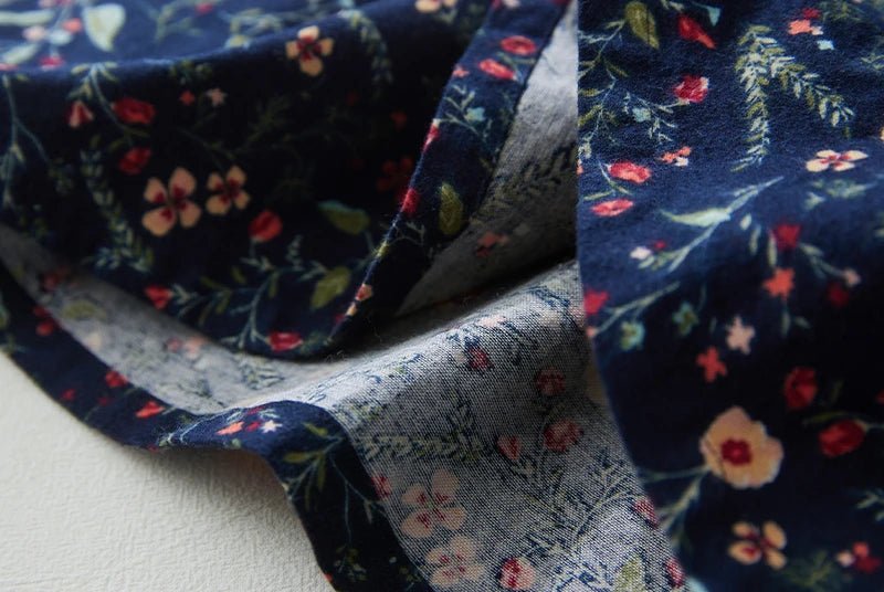 New Spring Autumn Cotton Print Vintage Dresses For Women.
