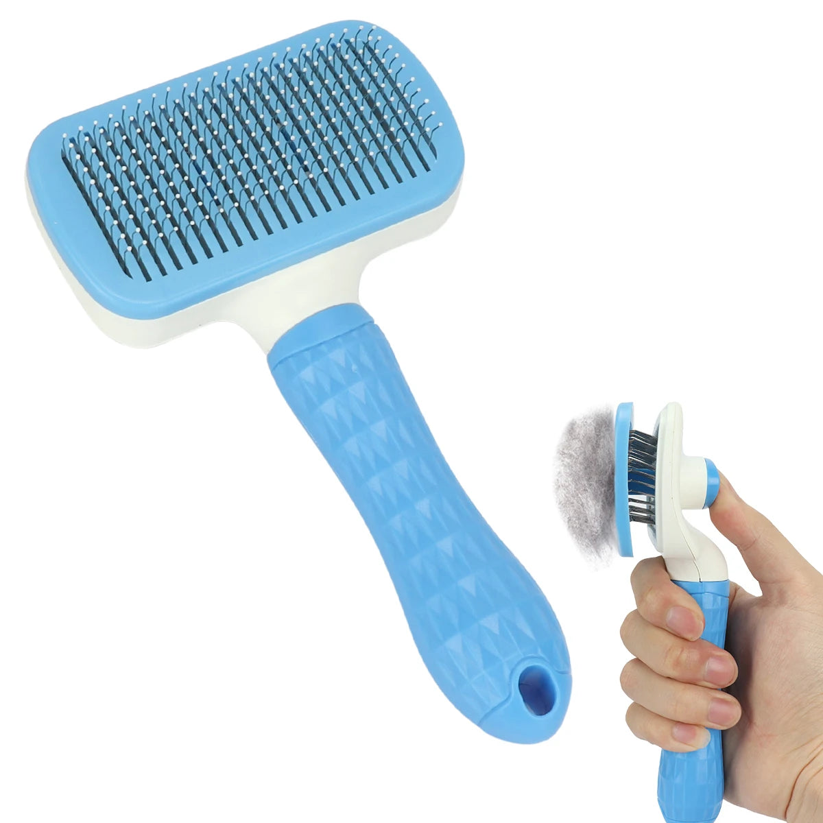 Pet Hair Remover Brush – Deshedding Comb for Dogs & Cats Long Hair - Adistore