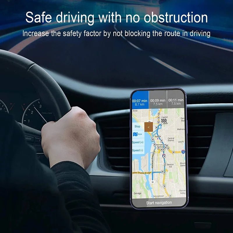 30W Magnetic Car Wireless Charger & Phone Holder for iPhone 15/14/13 - Adistore