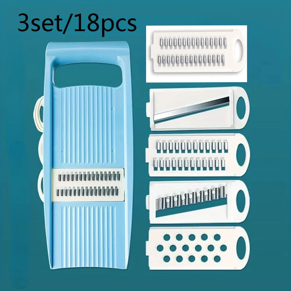 5-in-1 Vegetable Slicer & Grater – Multifunctional Kitchen Chopper - Adistore