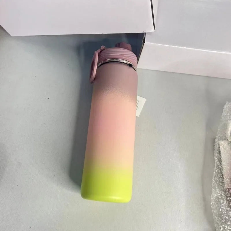 304 stainless steel insulated cup 24oz vacuum large capacity outdoor dew sports fitness yoga water cup