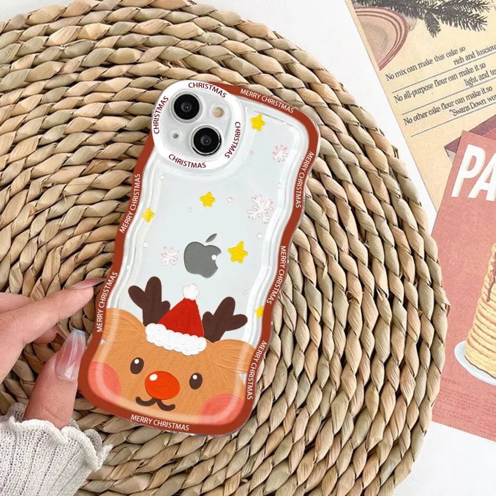 Merry Christmas Wave iPhone Case – Fits iPhone 15 14 13 12 11 Pro Max Mini X XS XR - Adistore