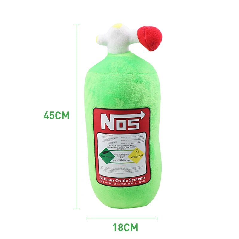 NOS Bottle Car Neck Pillow | Plush Headrest Cushion for Driver & Passenger - Adistore