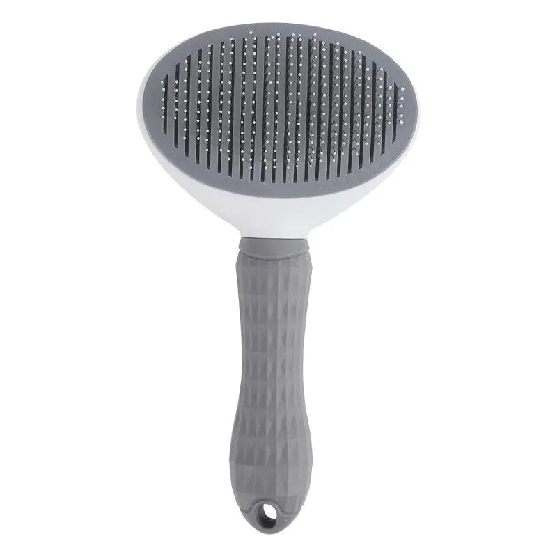 Self-Cleaning Pet Hair Remover Brush – Dog & Cat Grooming Comb - Adistore