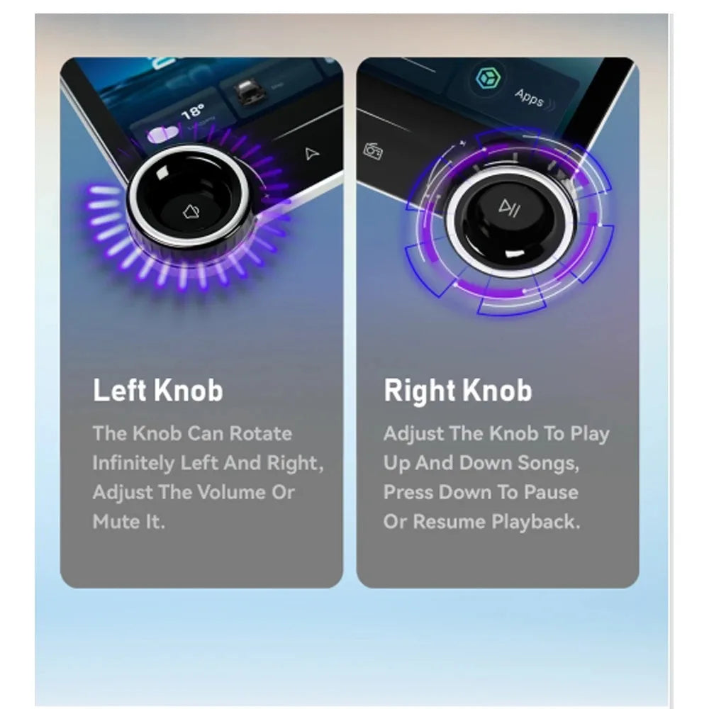 10.1" 2K 2Din Car Radio with CarPlay Android Auto | GPS Smart Player - Adistore