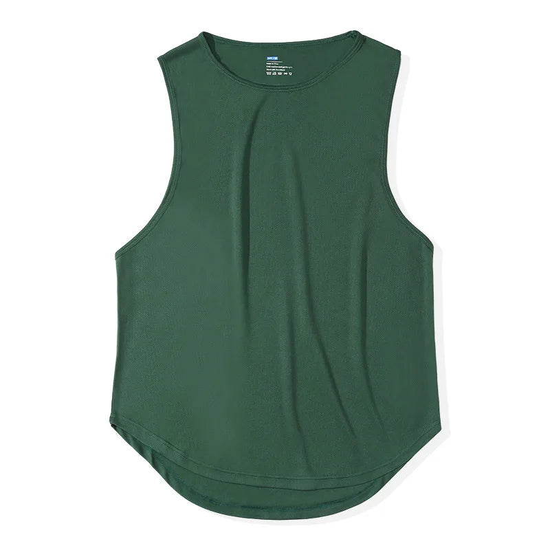 Men’s Quick-Dry Gym Tank Top – Sleeveless Sports & Training Vest