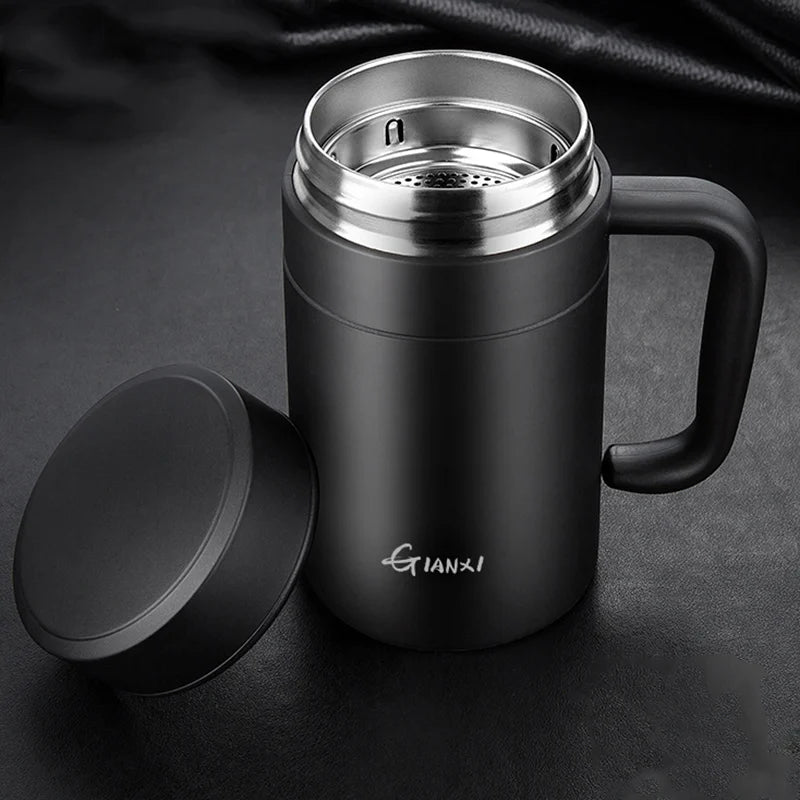 Large Capacity Stainless Steel Vacuum Flask – Heat Preservation Cup - Adistore
