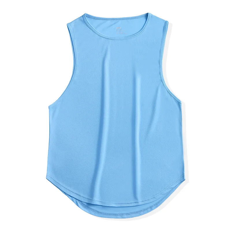 Men’s Quick-Dry Gym Tank Top – Sleeveless Sports & Training Vest