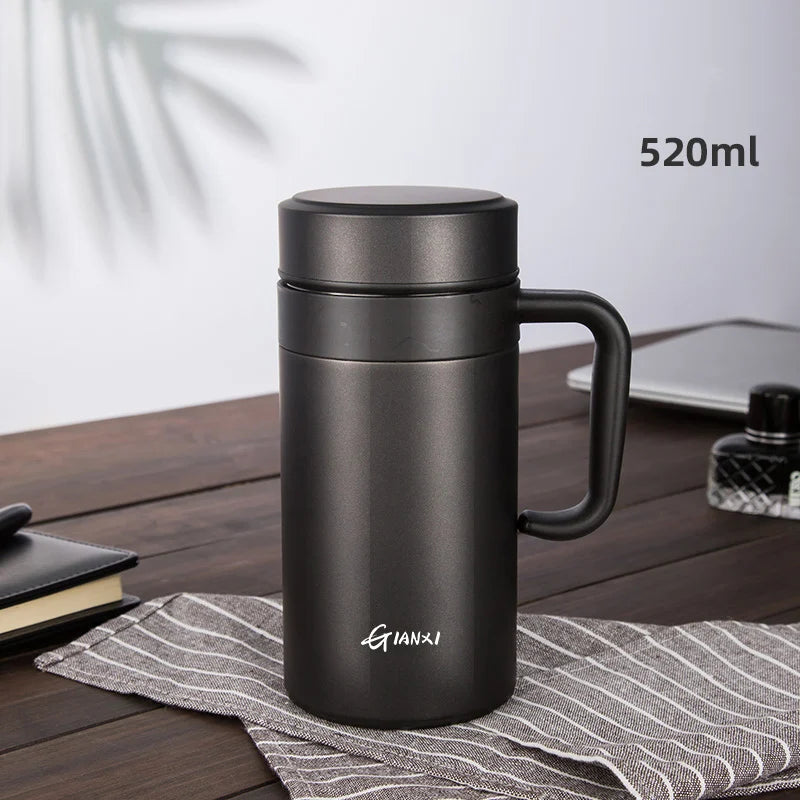 Large Capacity Stainless Steel Vacuum Flask – Heat Preservation Cup - Adistore