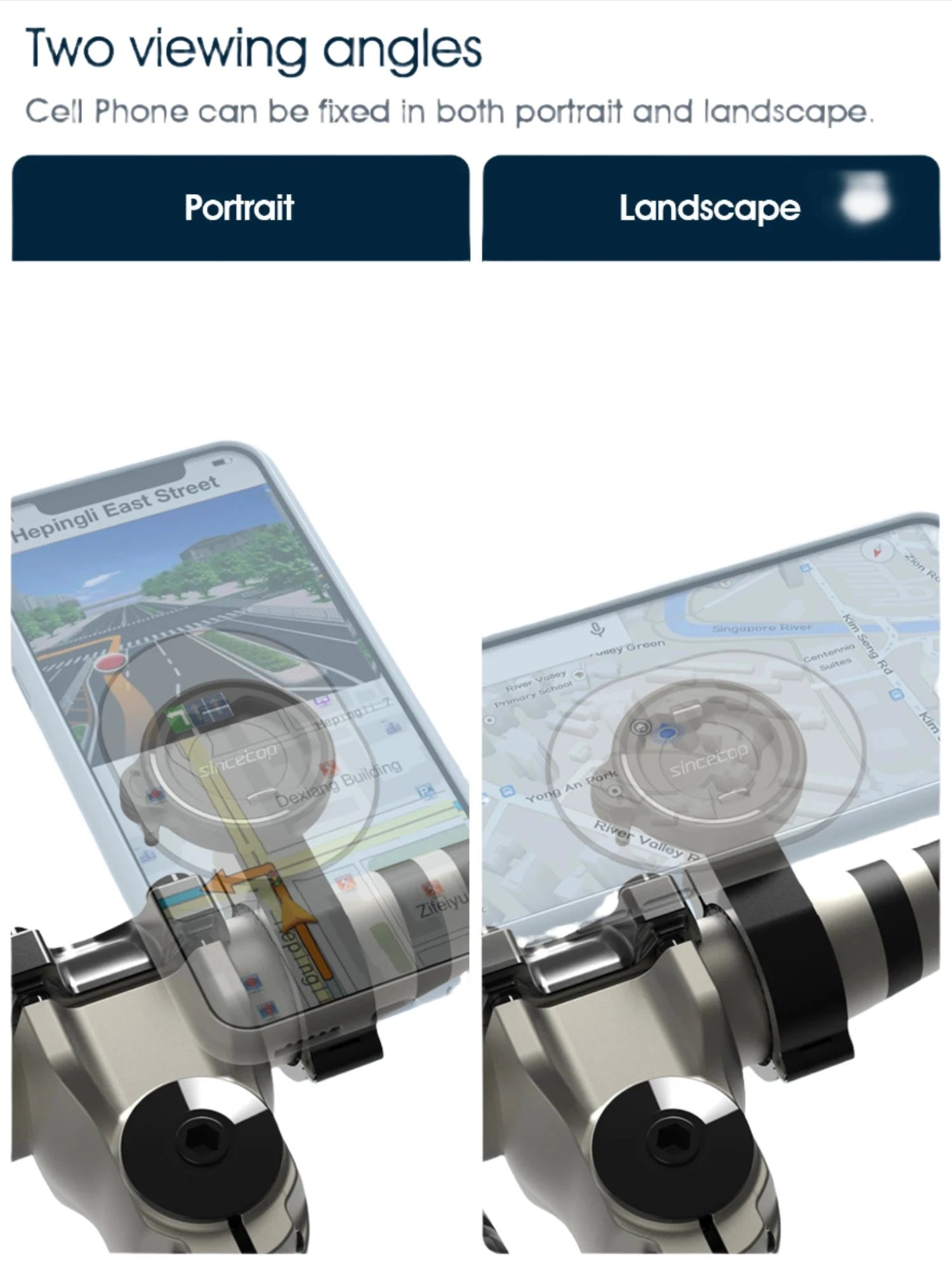 Bike & Motorcycle Phone Mount – Handlebar Phone Holder Stand - Adistore